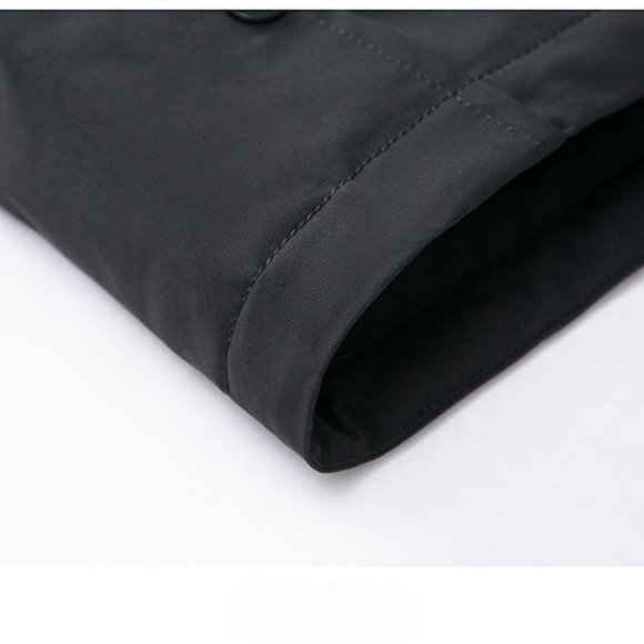 Light Luxury - Classic Hooded Mid-length Down Jacket - Picture 11 of 13